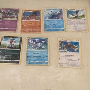 Pokemon Purple and Orange Card Game Set
